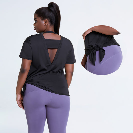 Ropa Deportiva Suelta Secado Rápido Mujer Yoga Tallas Grandes - Image 10