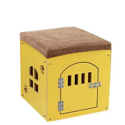 Casa de Mascotas de Madera Desmontable y Lavable para Todas las Estaciones - Image 9
