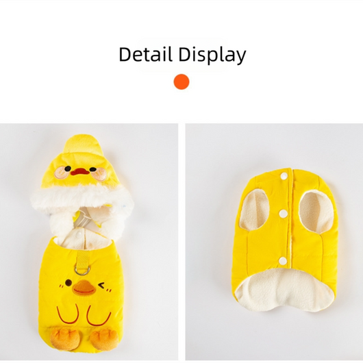 Ropa Térmica para Gatos y Perros Pequeños - Diseños Otoño Invierno con Transformación de Pato - Image 3