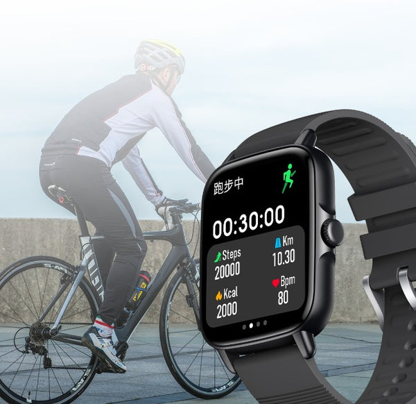Reloj Inteligente KT58 con Monitor de Frecuencia Cardíaca y Presión Arterial