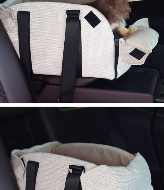 Nido para Mascota en Auto con Bolsa Pañalera Dual - Image 17