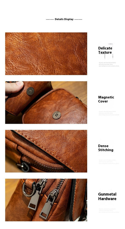 Bolso Bandolera Retro para Mujer - Bolsa de Hombro Único para Teléfono y Accesorios - Image 24