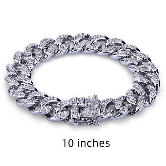 Pulsera Cubana para Hombre | Joyería Estilo Hip Hop de Acero - Image 13