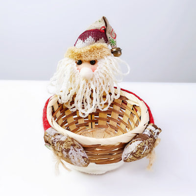 Canasta Decorativa Navideña Santa, Muñeco de Nieve y Reno - Image 23