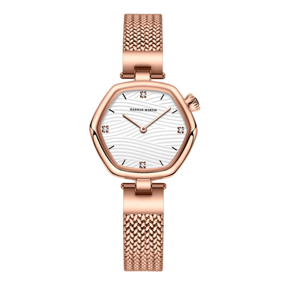 Reloj Hexagonal Minimalista para Mujer con Movimiento Suizo - Image 5