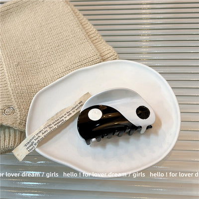 Pinza Semicircular de Acetato | Elegancia Coreana para tu Cabello - Image 6