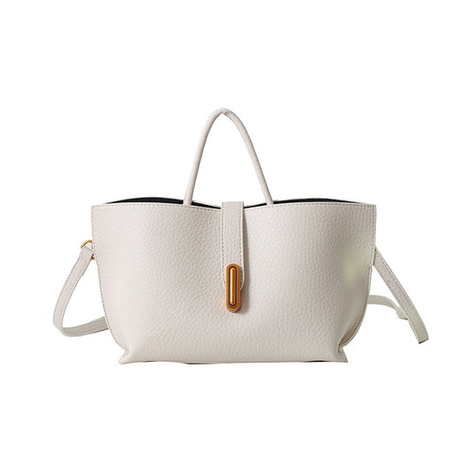 Bolso Bucket de Cuero Encerado Elegante y Portátil - Image 14