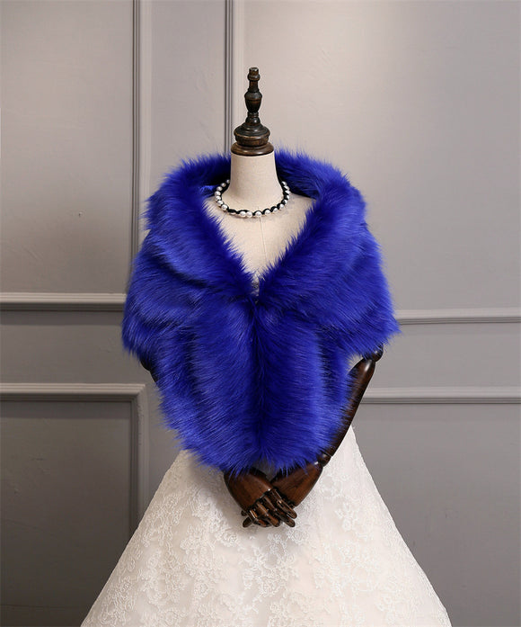 Chaleco Capa de Peluche Sintético para Mujer