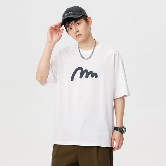 Camiseta Estampada de Algodón Manga Corta para Hombre - Image 2