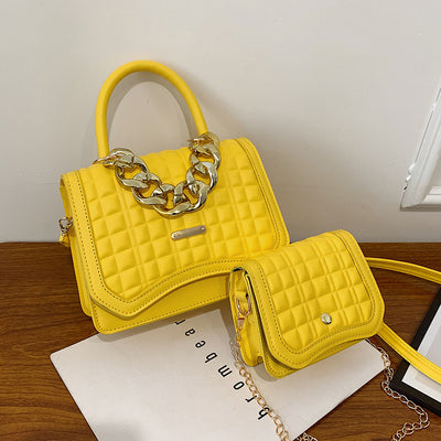 Bolsa Mensajera Mujer Diseño Rombos y Cuadros - Image 11