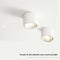 Warm Light 3000K 7W All White 75 x 55 mm