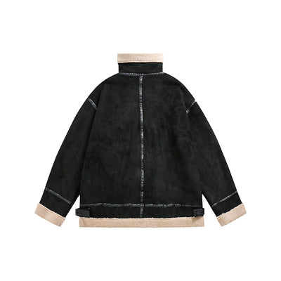 Chaqueta de Solapa en Cashmere, Lana de Cordero y Algodón Premium - Image 4