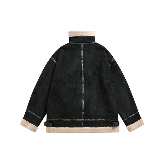 Chaqueta de Solapa en Cashmere, Lana de Cordero y Algodón Premium - Image 4