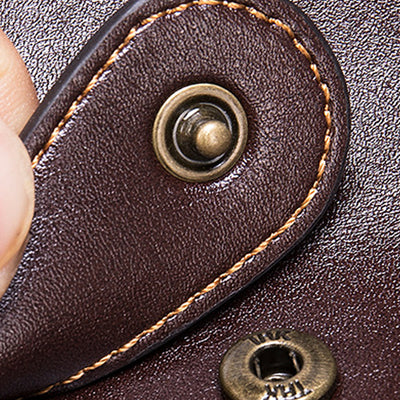 Cartera Multifuncional de Cuero Genuino para Tablet y Monedas - Image 10
