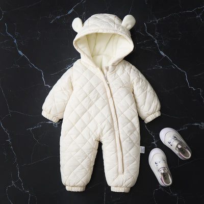 Mameluco Térmico Infantil con Capucha y Forro Polar para Invierno - Image 21