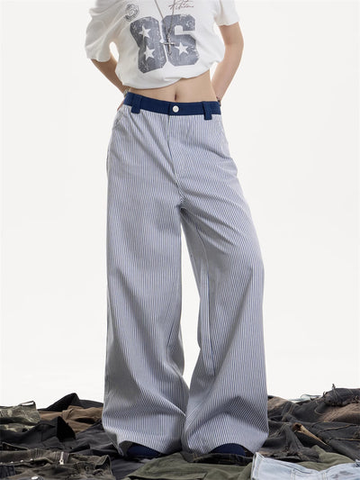 Pantalones Deportivos Casuales a Rayas para Mujer - Image 4