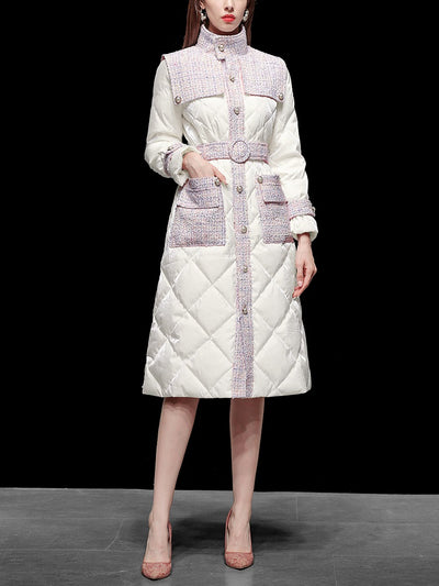 Chaqueta de Plumón para Mujer con Cuello Alto y Mangas Largas - Abrigo Versátil Ligero y Cálido - Image 11