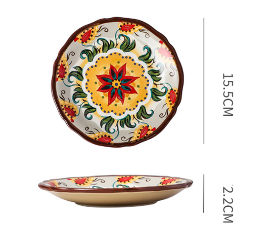 Vajilla Cerámica Bohemia con Diseño Artesanal - Image 21