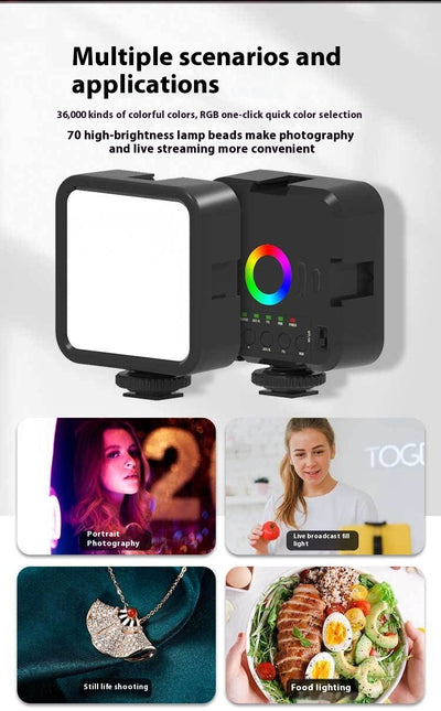Luz de Relleno Portátil Full Color para Fotografía de Bolsillo - Image 17