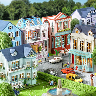Miniatura de Casa Artesanal de Madera - Colección Adorable para Decorar - Image 2