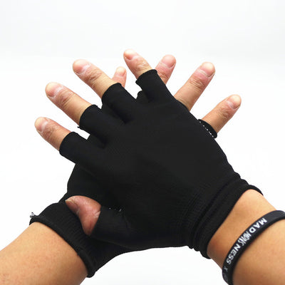 Guantes de Medio Dedo Antideslizantes para Conducción y Trabajo - Image 3