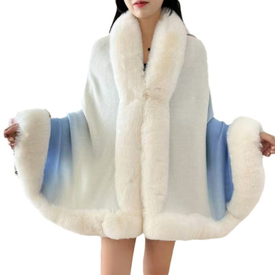 Cardigan de Invierno con Cuello de Pelaje para Mujer - Image 5