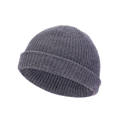 Gorro de Lana Tejido Estilo Coreano para Otoño e Invierno - Image 9