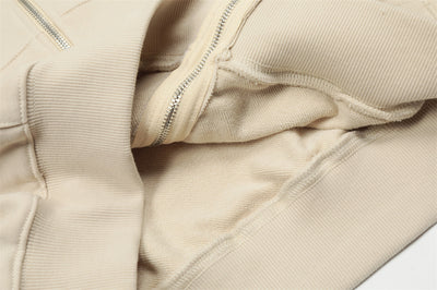 Cardigan Hoodie Oversized con Estampado de Letras - Tendencia Urbana - Image 17