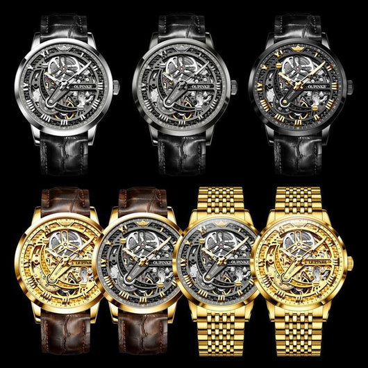 Reloj Mecánico Automático Hueco de Lujo para Hombre - Image 5