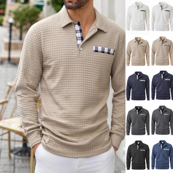 Polo Manga Larga Clásico para Hombre
