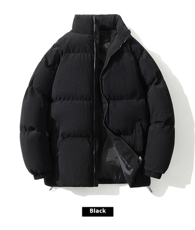 Chamarra Acolchada de Invierno para Hombre con Cuello Alto - Image 26
