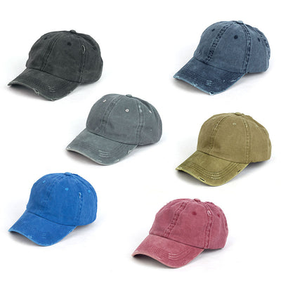 Gorra de Béisbol Lavada para Mujer con Visera Curva - Estilo Simple - Image 17