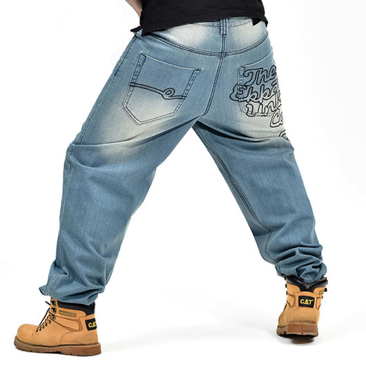 Jeans Holgados Hip-hop Casuales para Hombre - Image 5