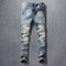 Jeans Retro Hombre Lavado Vintage con Elasticidad
