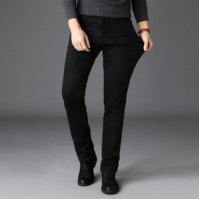 Pantalones Jeans Slim Straight Negro para Hombre - Image 7