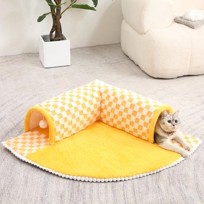 Cama Túnel 2 en 1 para Perros y Gatos - Diseño Abanico Acogedor - Image 9