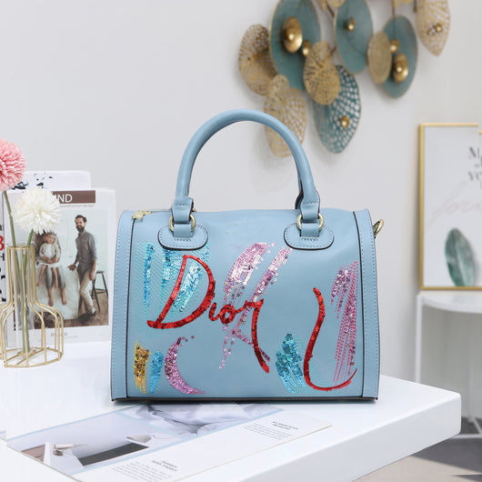 Bolsa Mensajera de Moda con Bordado de Lentejuelas para Mujer - Image 3