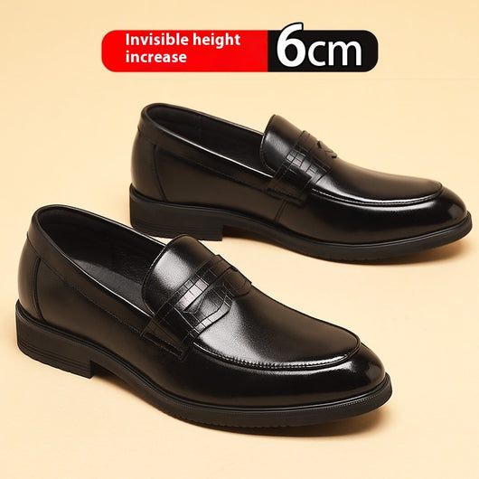 Zapatos de Cuero Premium con Alzada Invisible para Hombre - Elegancia y Confianza - Image 3