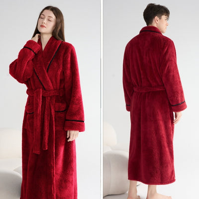 Bata Térmica para Parejas - Abrigo Grueso Otoño Invierno - Image 7