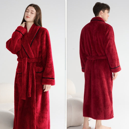 Bata Térmica para Parejas - Abrigo Grueso Otoño Invierno - Image 7