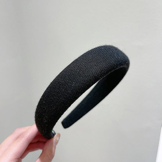 Diadema Retro de Satén con Esponja - Accesorio para Cabello Francés de Ancho Generoso - Image 39