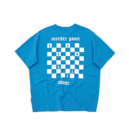 Camiseta Cuadros Vintage Desgastada - Image 14