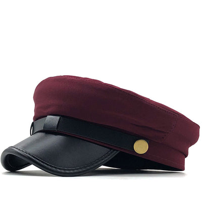 Boina Vintage Británica de Cuero PU para Hombre - Image 9