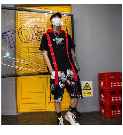 Camiseta Hip-Hop Oversize con Manga Cinco Puntos - Image 14