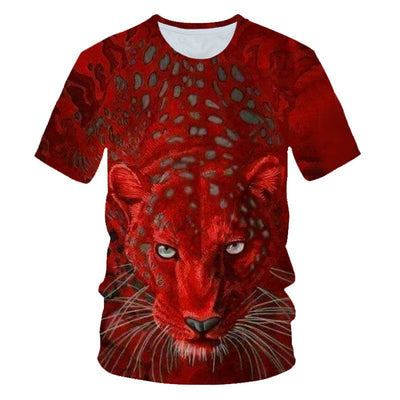 Camiseta Cuello Redondo Manga Corta con Impresión 3D Digital - Image 16