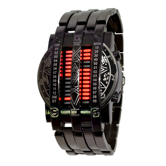 Reloj LED Binario de Acero Inoxidable Doble Fila - Image 23