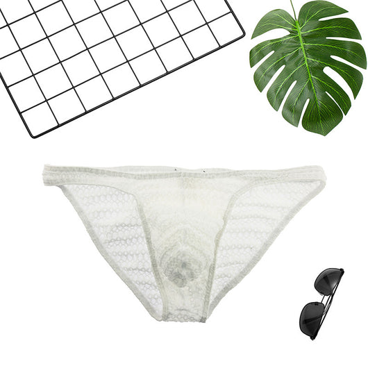 Calzoncillos Triangulares de Encaje Transpirable Secado Rápido para Hombre - Image 3