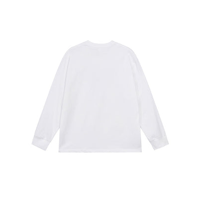 Camiseta Manga Larga Básica de Algodón Puro para Hombre - Image 33