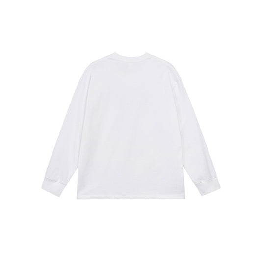 Camiseta Manga Larga Básica de Algodón Puro para Hombre - Image 33