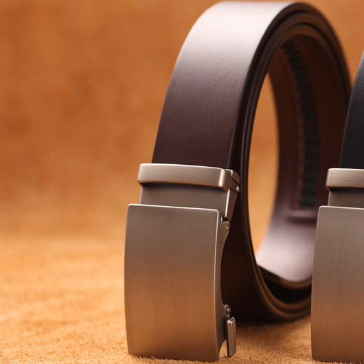 Cinturón de Cuero para Hombre con Hebilla Automática - Image 8